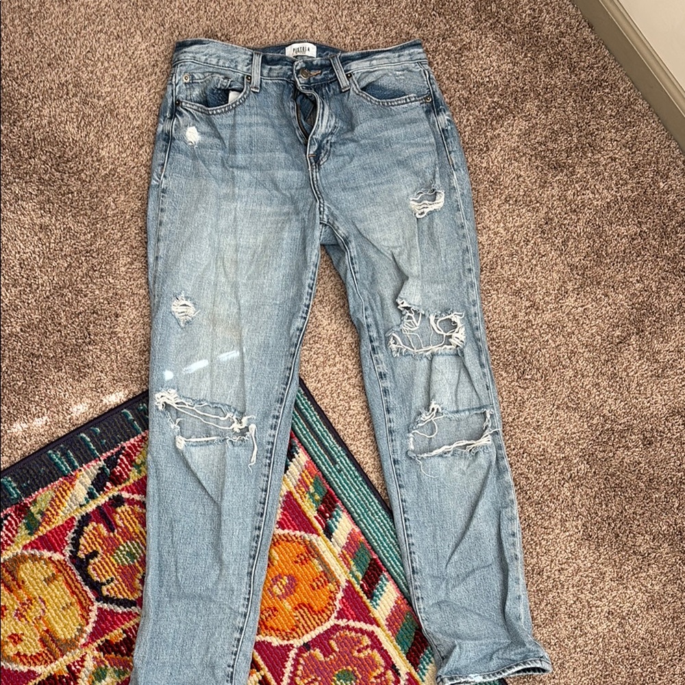 Pistola Blue Boyfriend Distressed Jeans